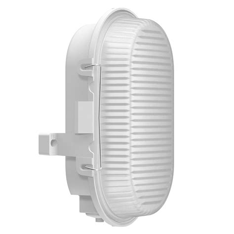 Rzb Standard Led Wall Light Plastic Oval Ip44 Lightsie