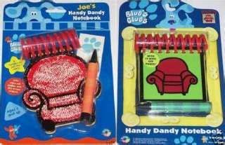 Blues Clues Handy Dandy Joes Notebook Dry Erase Page Refill On
