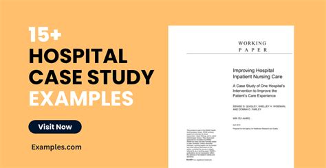 Hospital Case Study 15 Examples Format Pdf