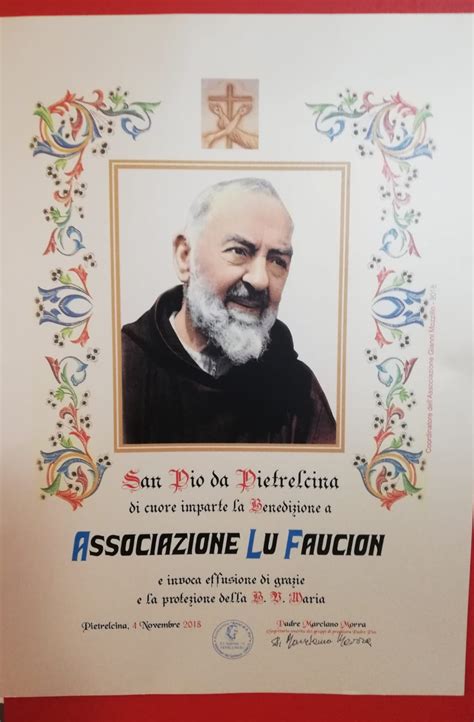 Le Reliquie Di Padre Pio A Santandrea Lu Faucion