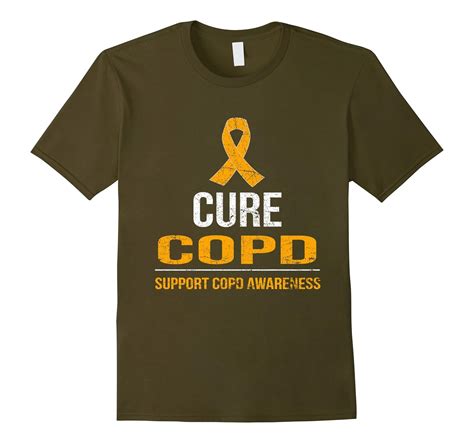 Cure Copd Support Copd Awareness T Shirt Art Artvinatee
