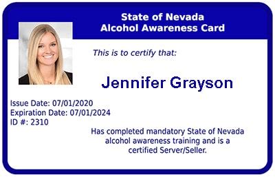 If you are required to obtain an alcohol awareness card for employment in las vegas, you can do so by completing the required course on this web site. TAM CARD LAS VEGAS - Alcohol Awareness Cards