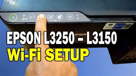 Epson L3250 L3150 Installation Using Wi Fi Direct Epson L3250 L3150 Wifi Setup Youtube