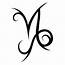 Virgo Symbol Tattoo  Capricorn Tattoos Sign