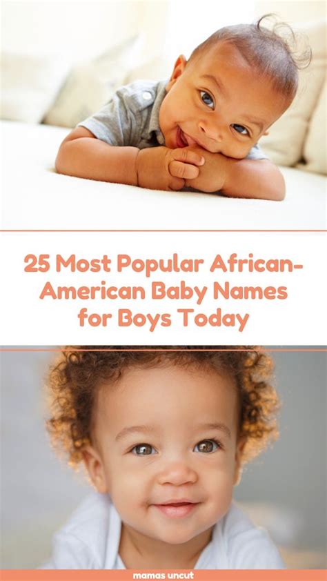 25 Most Popular African American Baby Names For Boys Today What Baby