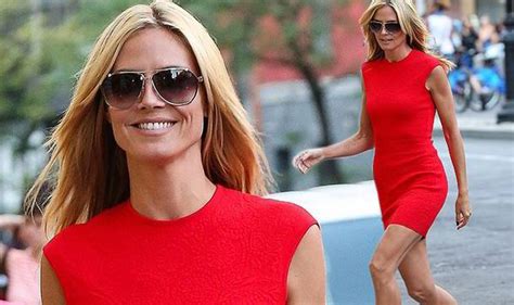 Heidi Klum Looks Half Her Age As She Shows Off Her Endless Pins In