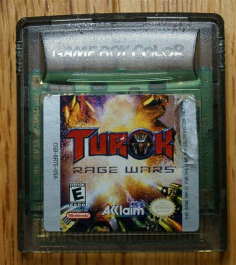 Turok Rage Wars Nintendo Game Boy Color For Sale Online Ebay