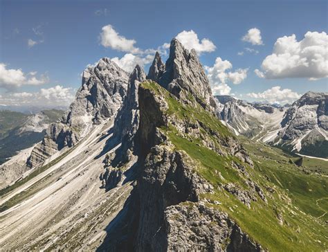 The Dolomite Mountains As Pictured By Drone Rgeology