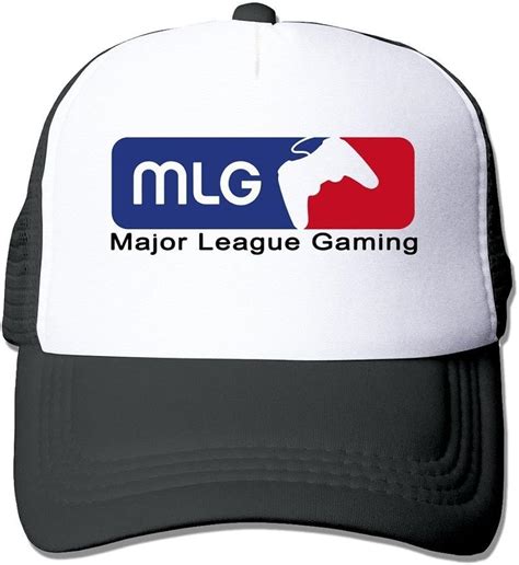 Huseki Major League Gaming Mlg Esports Logo Mesh Cap Black Black