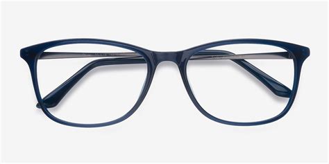 oliver rectangle navy full rim eyeglasses eyebuydirect eyebuydirect eyeglasses specs