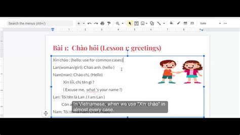 A1 Lesson 01 Greetings Learn Vietnamese For Beginners Youtube