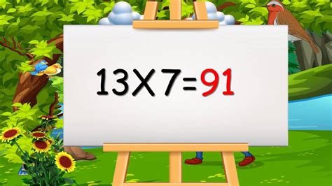 Time Table Multiplication Of Thirteen Skip Count By 13 Time Table By