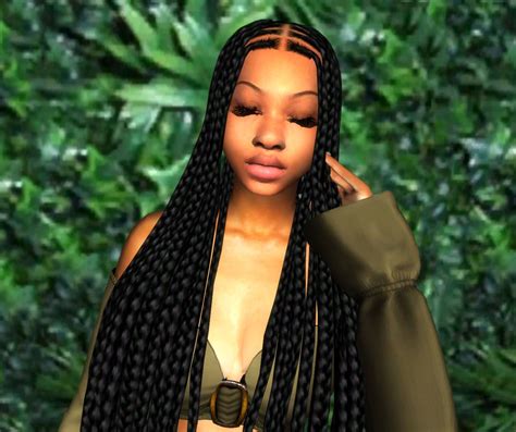 Kiegross — Brandysims1 Available Here Sims 4 Black Hair Sims 4 Mods