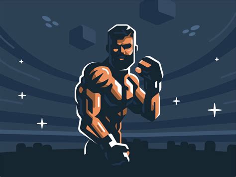 Mma Fighter By Nick Molokovich On Dribbble