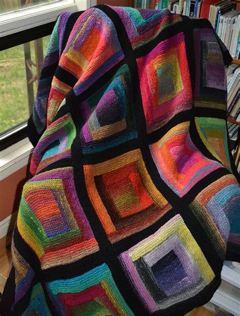 Ebay.com has been visited by 1m+ users in the past month Paintbox Log Cabin Blanket free Knitting Pattern | Kroşe ...
