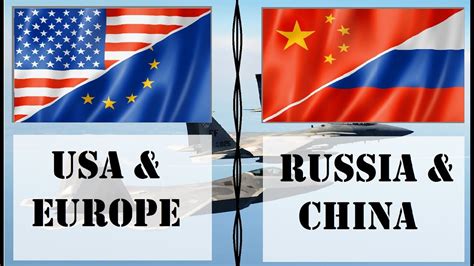 We are the united states of america, which is a mouthful to say, of course. The US and Europe VS Russia and China | ⚔️Military ...