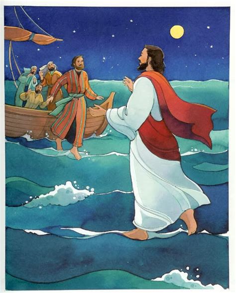 JesÚs Camina Sobre El Mar