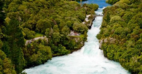 Huka Falls Tracks Aa New Zealand