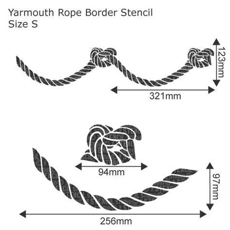 Yarmouth Rope Stencil Stencils Stencils Online Stencils Wall