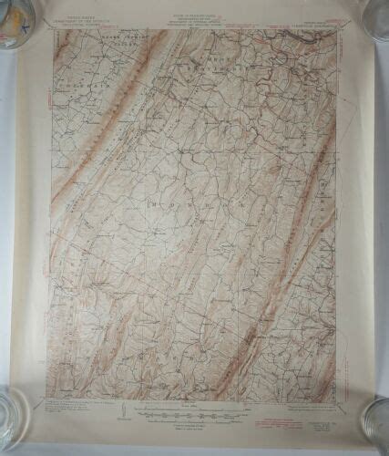 Clearville Pa Pennsylvania Topography Quadrangle Map 1945 Us Geological