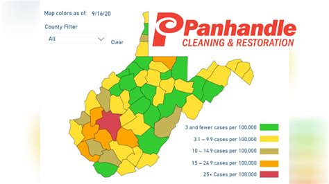 Northern Panhandle Remains Same Colors On Dhhr Color Coded Map Mon