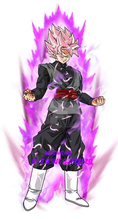 Black Goku Ssj Rose Of Dragon Ball Super By Josueguerrero On Deviantart