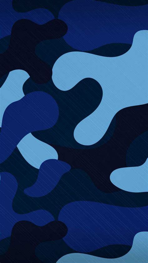 Blue Camouflage Wallpaper Nawpic