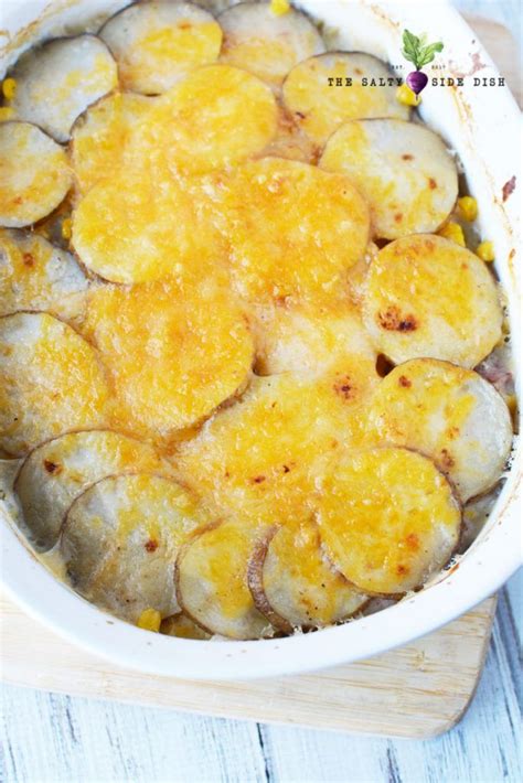 Cheesy scalloped potatoes meet salty ham for a perfect match. Scalloped Potatoes and Ham Easy Southern Potato Bake # ...