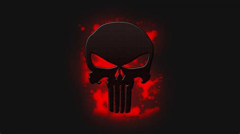 Wallpaper The Punisher Skull Blood Red 1920x1080 Cryzeen