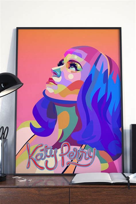 Katy Perry Inspired Art Print A3 Music Poster 11x17 Katy Perry Art