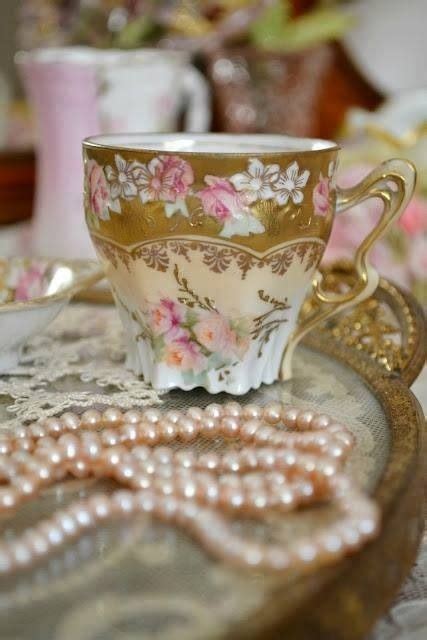 Tea Cups And Pearls ~~ Pink Pink Pink Pinterest