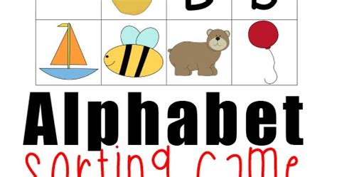 Alphabet Sorting Game With Free Printable Totschooling Toddler
