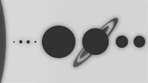 Minimal Solar System Wallpaper To Size Scale Of Course Astronomy