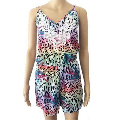 summer sexy women floral shorts jumpsuit sleeveless clubwear playsuit romper ebay