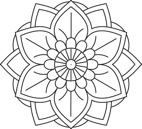 For our summer vacation, i'm making some cute coloring pages for them (and the blog!). Simple Flower Mandala Coloring Pages (free printables)