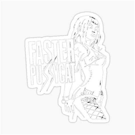 Girl On Art Favorite From Band Faster Pussycat 01 99name Sticker For Sale By Luna69951 Redbubble
