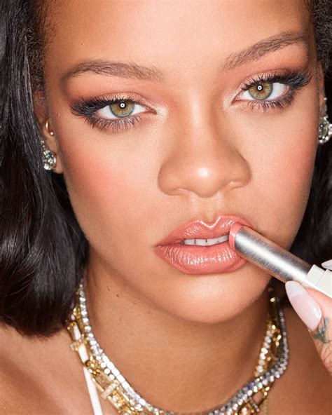 Rihanna Blue Lipstick