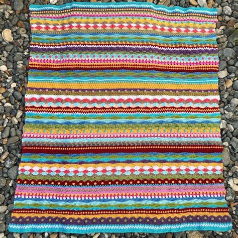 Seaside Stash Busting Blanket Week 35 Coastal Crochet Crochet
