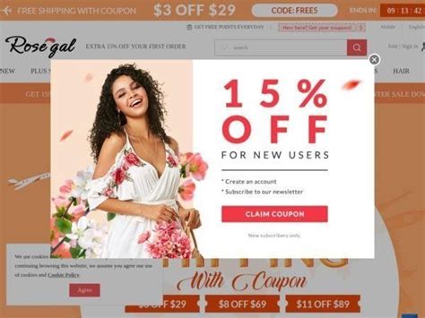 Rosegal Coupon Codes Extra 40 Off Selected Items And Free Shipping