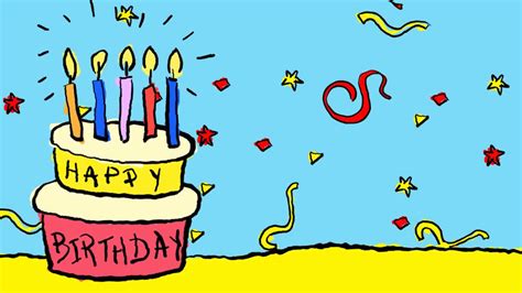 Save templates inside creative cloud libraries to organize your projects. Happy Birthday Animated Background - Stock Motion Graphics ...