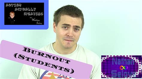 Autism ACTUALLY Speaking: Preventing Burnout As A Student - YouTube