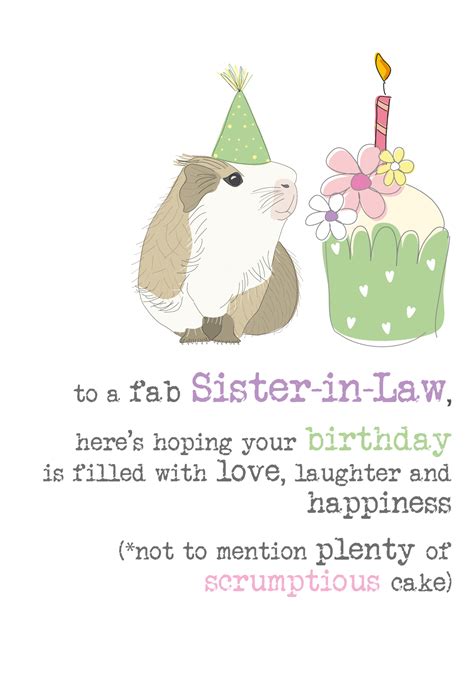 My dear, i guess you know that it is all downhill from here onwards?! Sister-In-Law Birthday Sparkle Finished Greeting Card | Cards