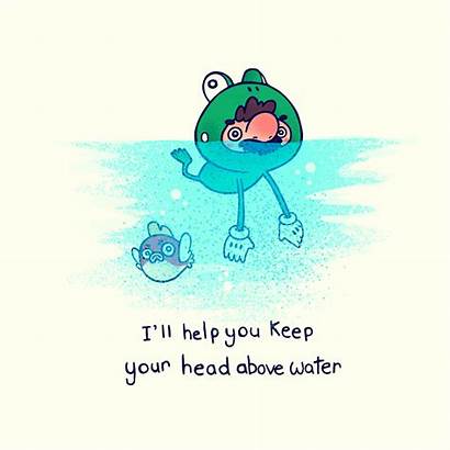 Above Head Water Keep Frog Mario Help