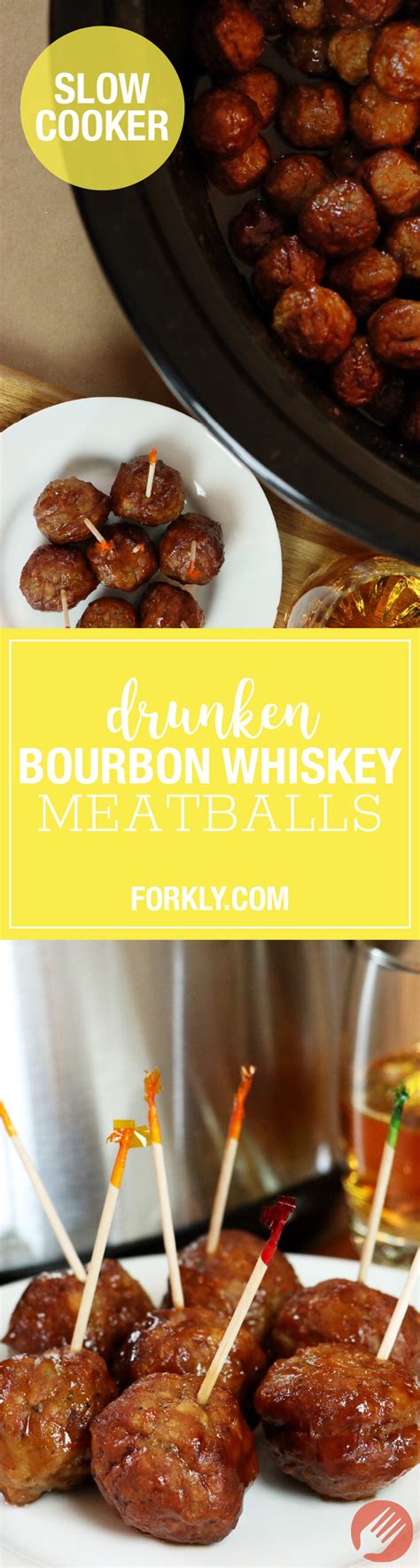 Stir to coat the meatballs as evenly as possible. Crockpot Drunken Bourbon Whiskey Meatballs | Crockpot ...