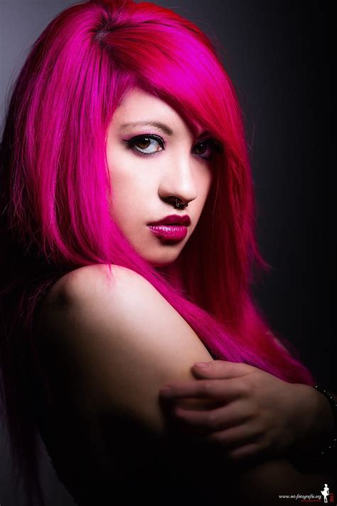 Pink Hair Its Brave And Bold And Sexyy Nightingale Pink Hair Model