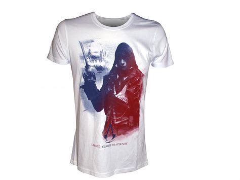 Buy T Shirt ASSASSIN S CREED UNITY T SHIRT ARNO IN FRENCH FLAG SIZE S