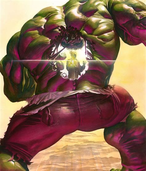 Immortal Hulk 3 Hulk Marvel Comicart Alex Rossのイラスト