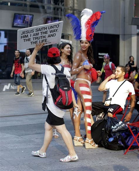 Topless Women Of Times Square Say They Cant Be Restricted Troyrecord