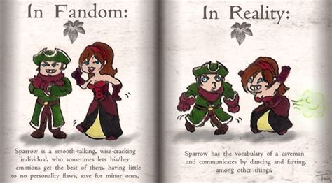 Fandom Vs Reality Sparrow Fables Fable 2 Fandoms