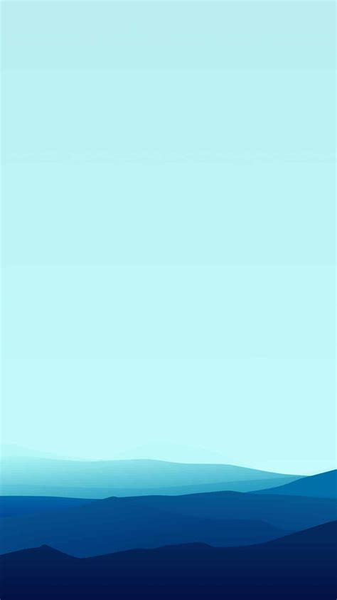 Blue Minimalist Wallpaper Phone